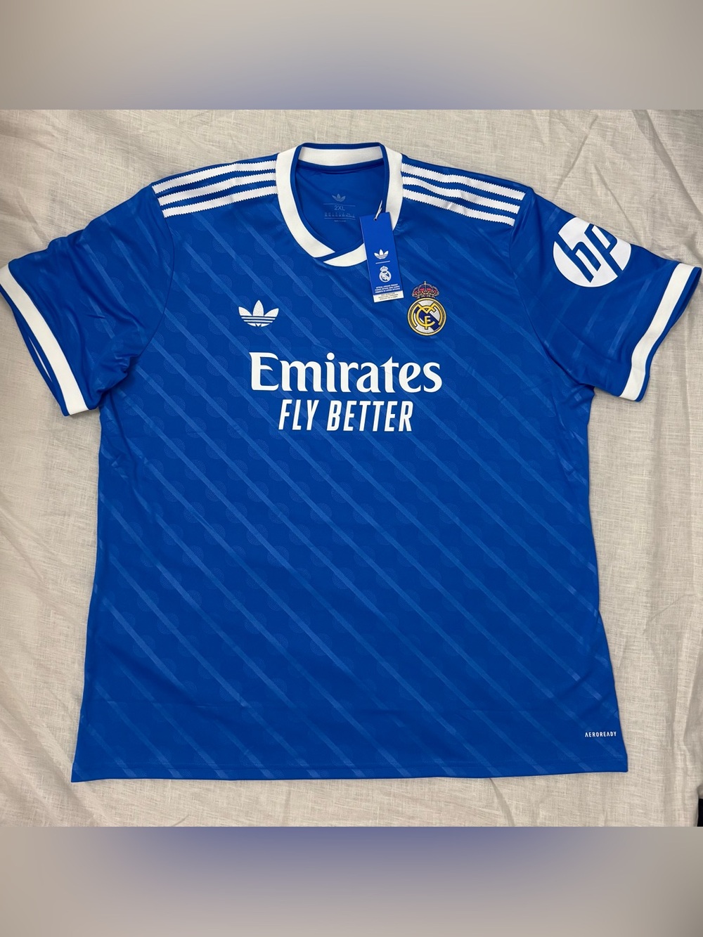 Adidas Real Madrid 25/26 Third Jersey Blue Bird 2XL JV5845 NWT